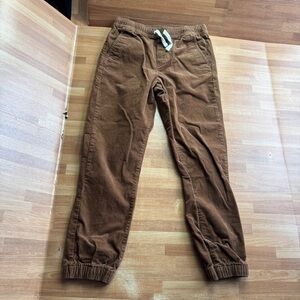 Janie & Jack brown corduroys, pull on, elastic waist. Size 7